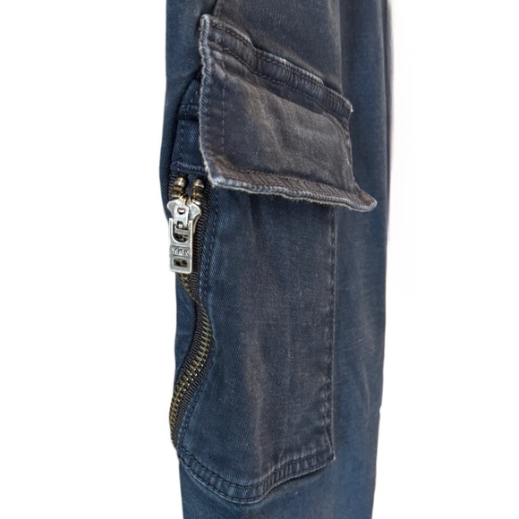 Size 27 Rag & Bone Bowery Skinny Cargo Pants Distressed Navy Nordstrom Exclusive - Picture 5 of 8